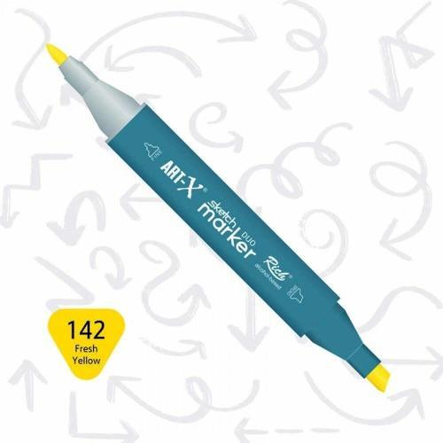 Supertrend Sketch Marker Duo Çift Uçlu Marker Kalem 142 Fresh Yellow