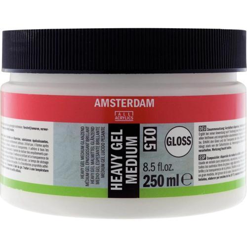 Amsterdam Heavy Gel Medium Gloss 015 Kuvvetli Jel Medyum Parlak 250 ml.