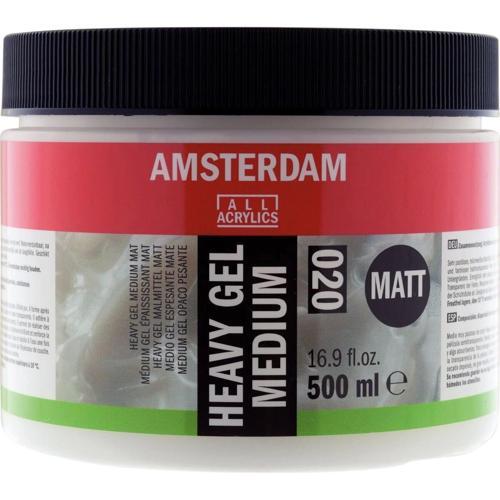 Amsterdam Heavy Gel Medium Matt 020 Kuvvetli Jel Medyum Mat 500 ml.