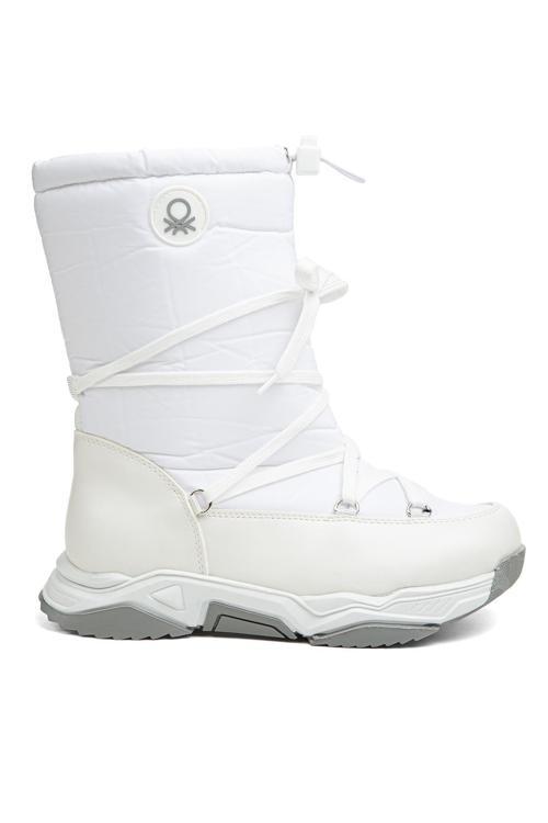 ® | BN-30392 - 3256 Beyaz Gri - Kadın Bot