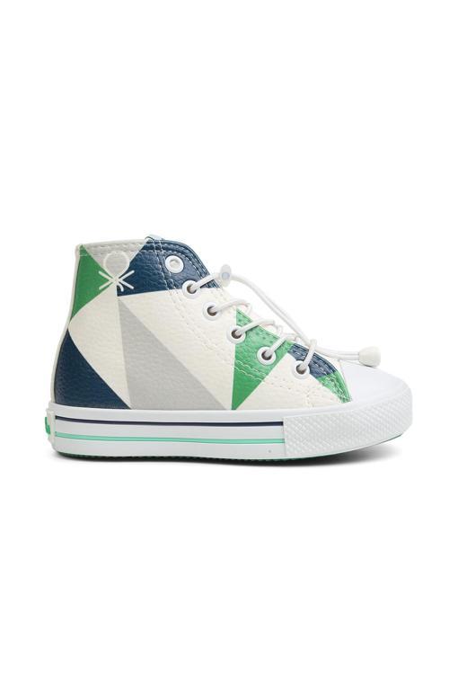 ® | BN-30809- 3394 Lacivert Yesil - Çocuk Spor Ayakkabı