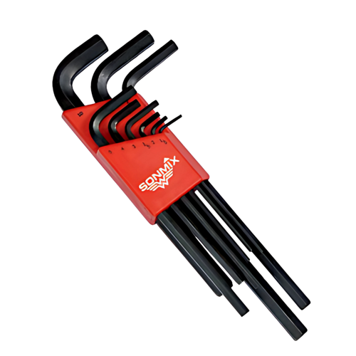 SONMİX KISA DÜZ ALLEN TAKIMI 120 MM 9 PARÇA