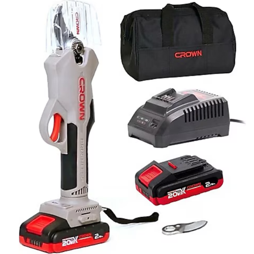 CROWN AKÜLÜ BAĞ BUDAMA MAKASI 20 V 2*2 AH CT29001HX-2TB