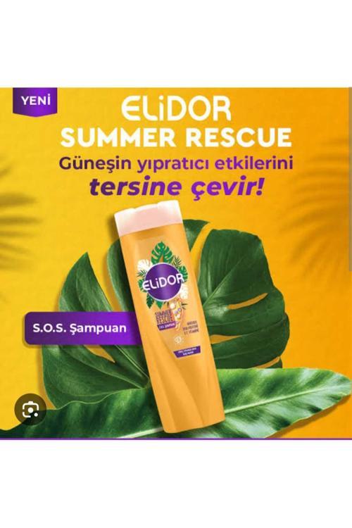 ELİDOR SUMMER RESCUE S.O.S. ŞAMPUAN HİBİSKUS İPEK PROTEİNİ & C VİTAMİNİ 400 ML