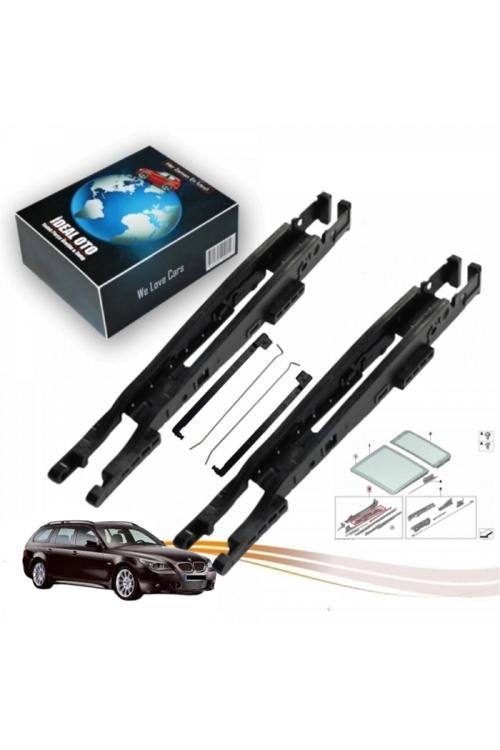 BMW 5 E61 İçin Panoramik Sunroof Sürgü Sol Sağ Kızak Parçaları 10001656, 10012830, 100012831