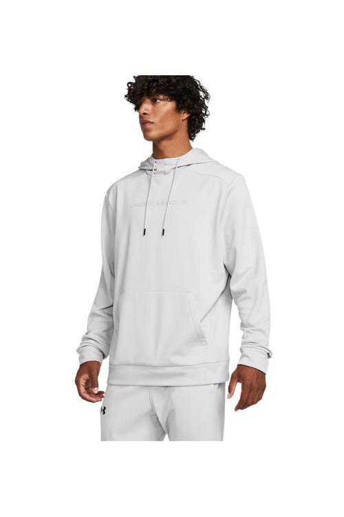 1379744 Ua Armour Fleece Graphic Hd Açık Gri Erkek Sweatshirt