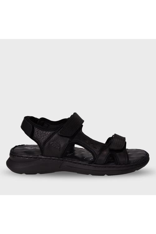 Bruce-G Erkek Sandalet Comfort Siyah Titanik