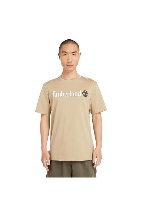 Tb0A5Upq Linear Logo Sleeve Sarı Erkek T-Shirt