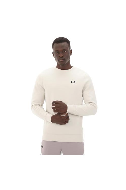 A1389351-110 Ua Unstoppable Flc Crew Eu Erkek Sweatshirt Beyaz