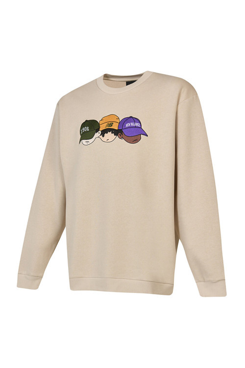 Mnc3505 Bej Erkek Sweatshirt
