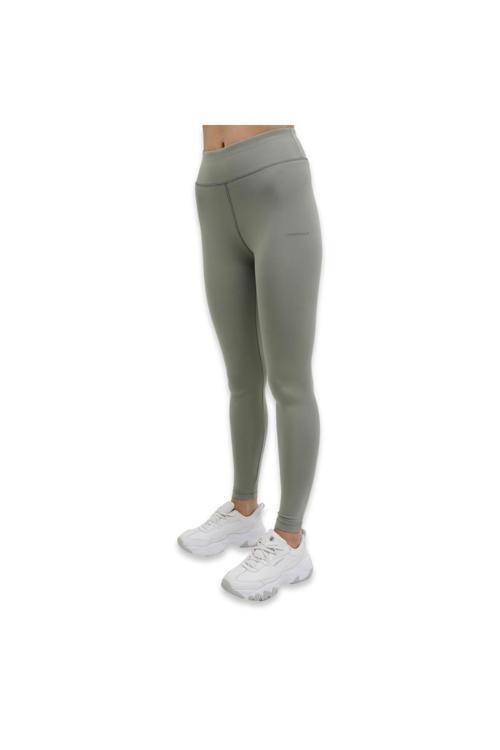 26Ct125 4Fx Basic Leggins Haki Kadın Tayt
