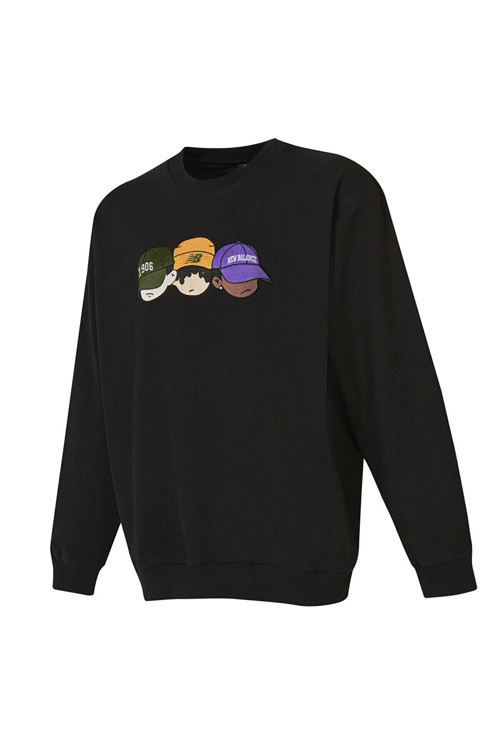 Mnc3505 Siyah Erkek Sweatshirt