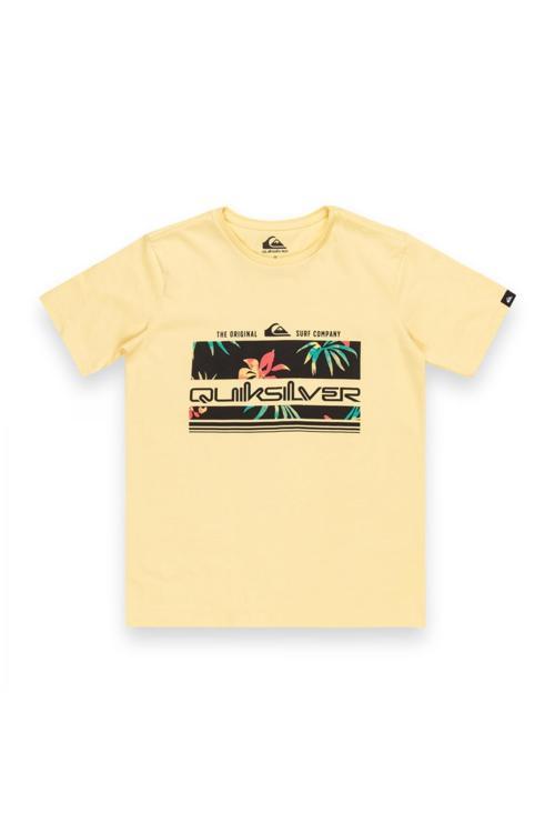 Eqbzt04725 Tropical Rainbow Youtht Sarı Çocuk T-Shirt