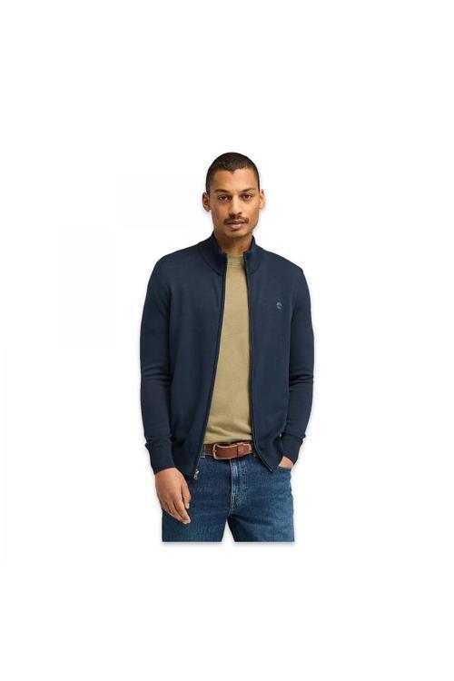 Tb0A2Bmz Williams River Cotton Yd Full Zip Sweate Lacivert Erkek Ceket