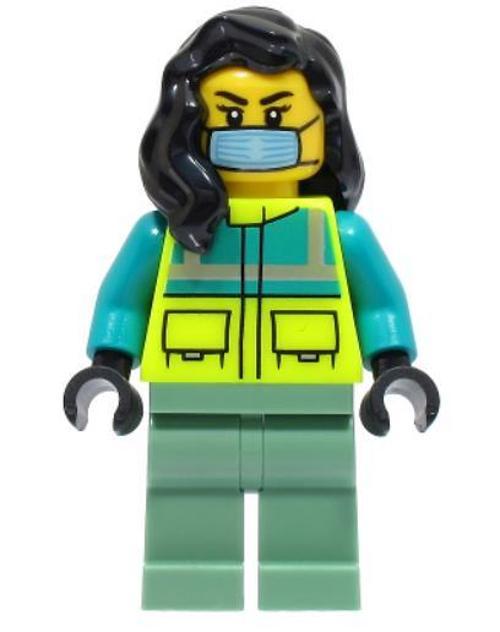 Minifigür Ambulance Driver Female cty1569
