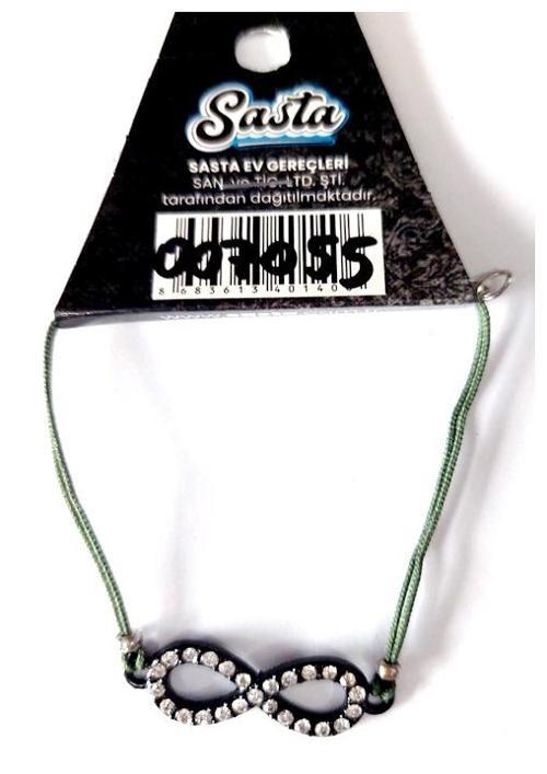 Sasta Lüks Kristal Bileklik No 13