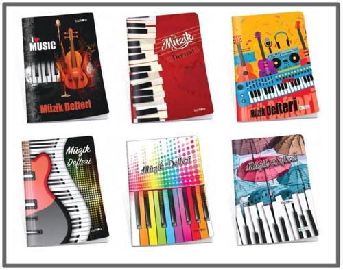 Jazz 30 Yaprak A4 Müzik Defteri Pp Kapak - 2 adet