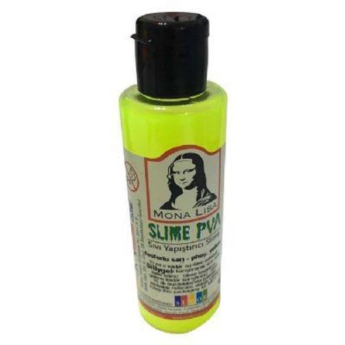 Mona Lisa Slime sıvı Tutkalı 70 Ml Fosforlu Sarı 3 adet
