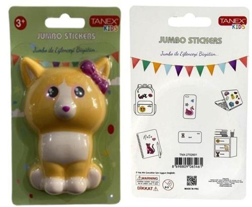 Jumbo Stickers Sukuşi Tilki Kurdelalı