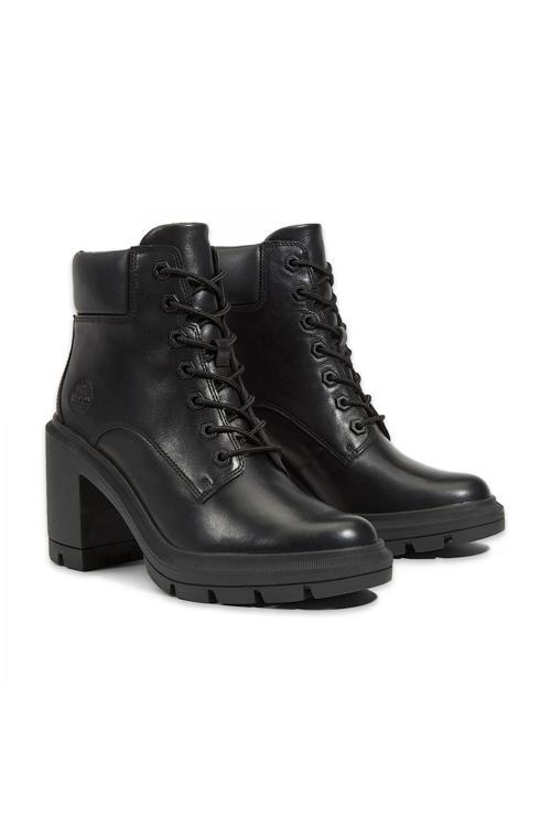 Tb0A26Sv Allington Heights Mid Lace Up Boot Siyah Kadın Bot