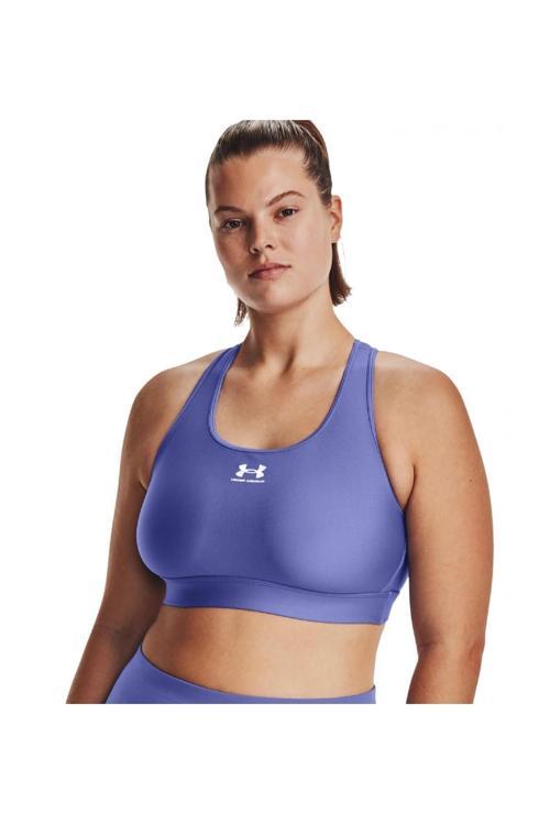 1373865 Ua Hg Armour Mid Padless Mavi Kadın Bra & Sporcu Sütyeni