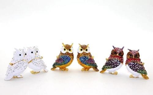 Swaroski 2'li Baykuş Alk2035