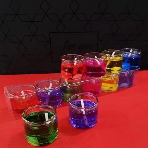 6&039lı Jel Renkli Mum