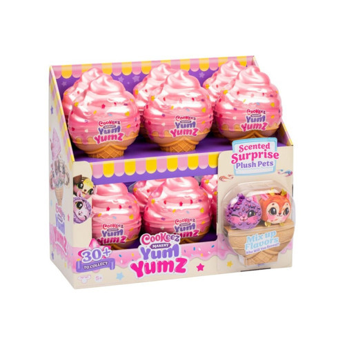 Nessiworld CKE05000 Cookeez Makery Yum Yumz Dondurma İkili Paket Kokulu Peluş