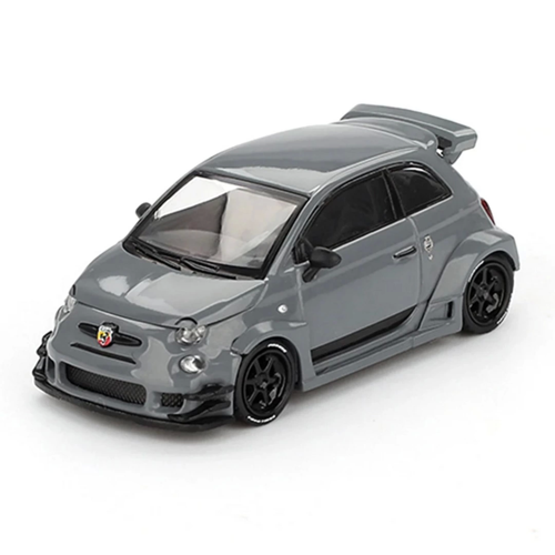 Nessiworld Mini GT 1/64 Abarth 595 LB-WORKS x Abas Works Grey