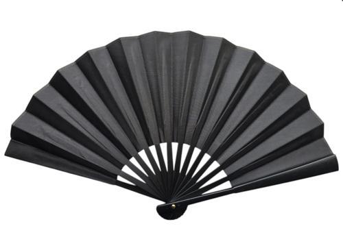 Plastik Kumaş Yelpaze 12'li Siyah