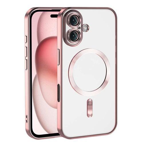 Apple iPhone 16 Plus Kılıf Kamera Korumalı M-safe Wireless Şarj Özellikli Zore Demre Kapak