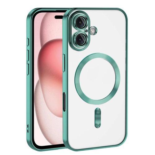 Apple iPhone 16 Plus Kılıf Kamera Korumalı M-safe Wireless Şarj Özellikli Zore Demre Kapak