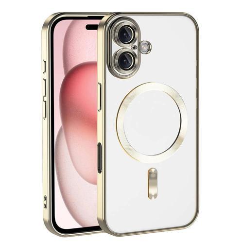 Apple iPhone 16 Plus Kılıf Kamera Korumalı M-safe Wireless Şarj Özellikli Zore Demre Kapak