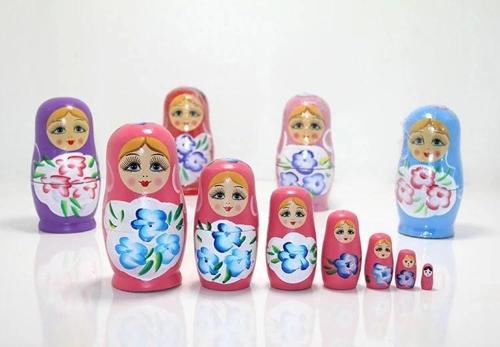 7'li Ahşap Matruşka Alk1202