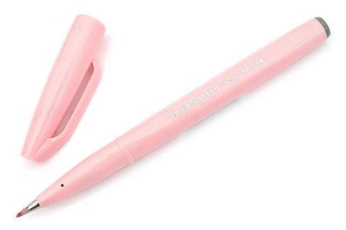 Fude Touch Brush Sign Pen Fırça Uçlu Kalem PALE PINK