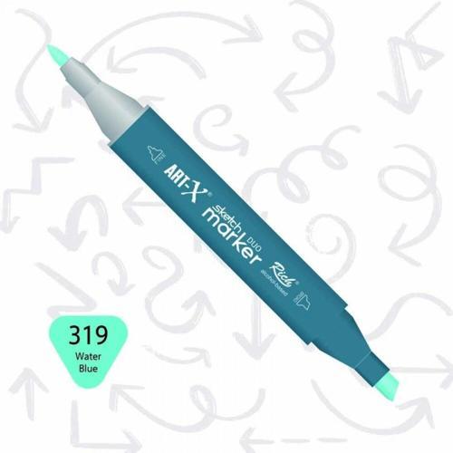 Supertrend Sketch Marker Duo Çift Uçlu Marker Kalem 319 Water Blue