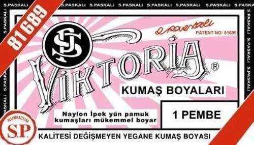 Toz Kumaş Boyası 1 PEMBE