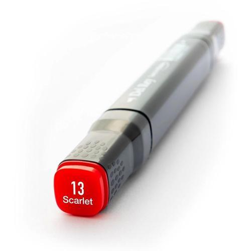 Çift Uçlu Çizim Marker Kalemi 13 Scarlet