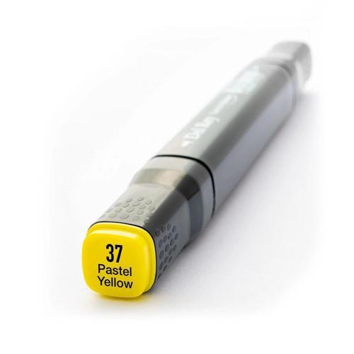 Çift Uçlu Çizim Marker Kalemi 37 Pastel Yellow