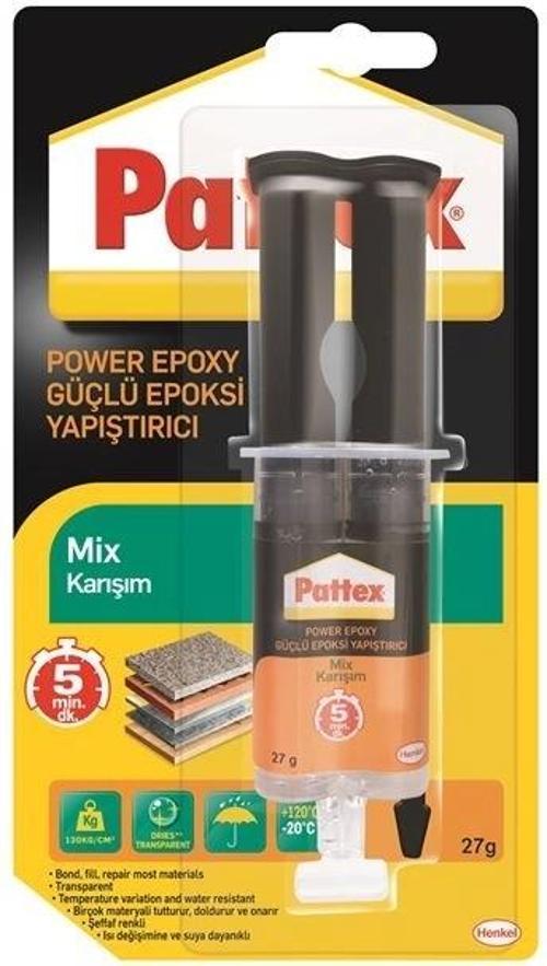 Power Epoxy Güçlü Epoksi Yapıştırıcı Mix Karışım 27 gr.