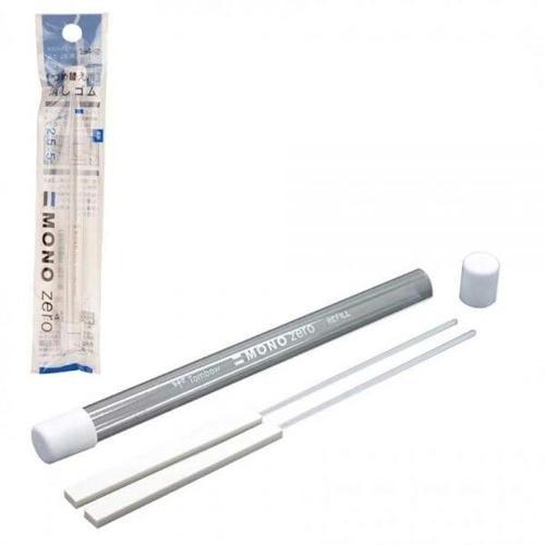 Mono Zero 2.5 x 5 mm. Yassı Uçlu Kalem Silgi Yedeği 2'li Paket