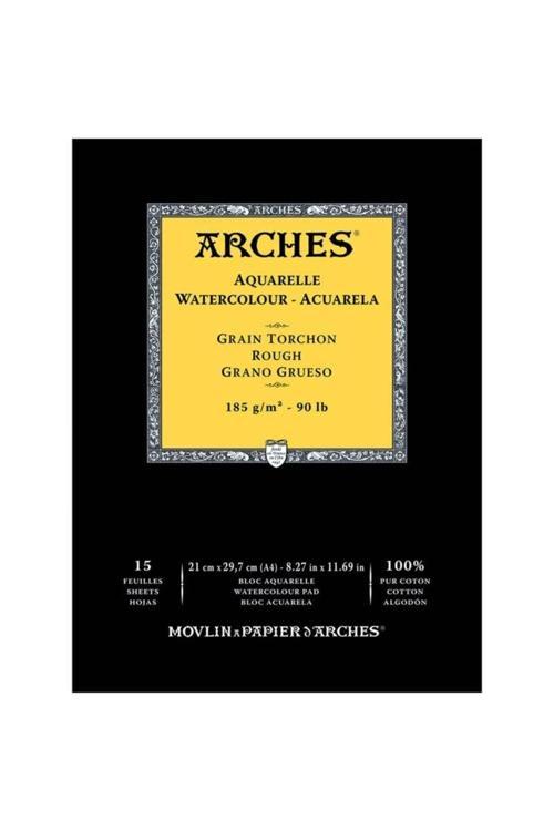 Sulu Boya Defteri Blok Rough - Kalın Doku 185 gr. 21x29 cm. 15 Yaprak