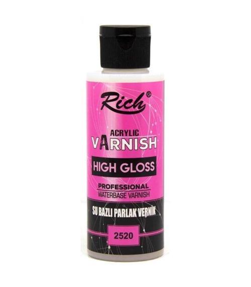 Su Bazlı Vernik PARLAK (High Gloss Acrylic Varnish) 120 cc.