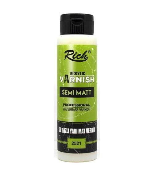 Su Bazlı Vernik YARI MAT (Semi Matt Acrylic Varnish) 500 cc.