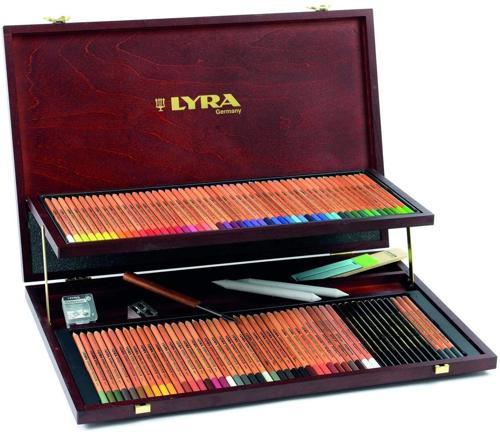 Rembrandt Artist Atelier Aquarell Boya Kalemi Seti 100 Renk + Aksesuarlar Ahşap Kutu