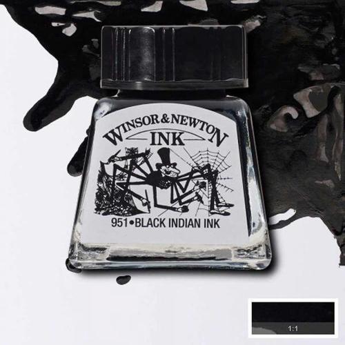 Drawing Ink Çizim Mürekkebi 14 ml. 030 Black Indian Ink