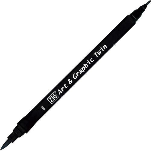 Art & Graphic Twin Marker Çizim Kalemi 9 Black