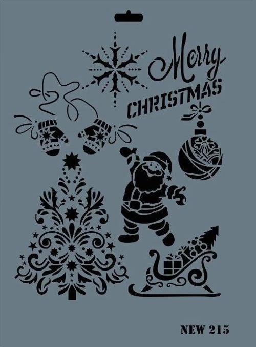 Stencil Boyama Şablonu 25x35 cm. NEW-215