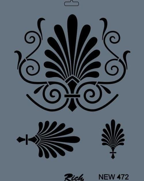 Stencil Boyama Şablonu 25x35 cm. NEW-472