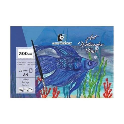 Art Watercolour Pad Sulu Boya Defteri Blok 300 gr. A4 12 yaprak